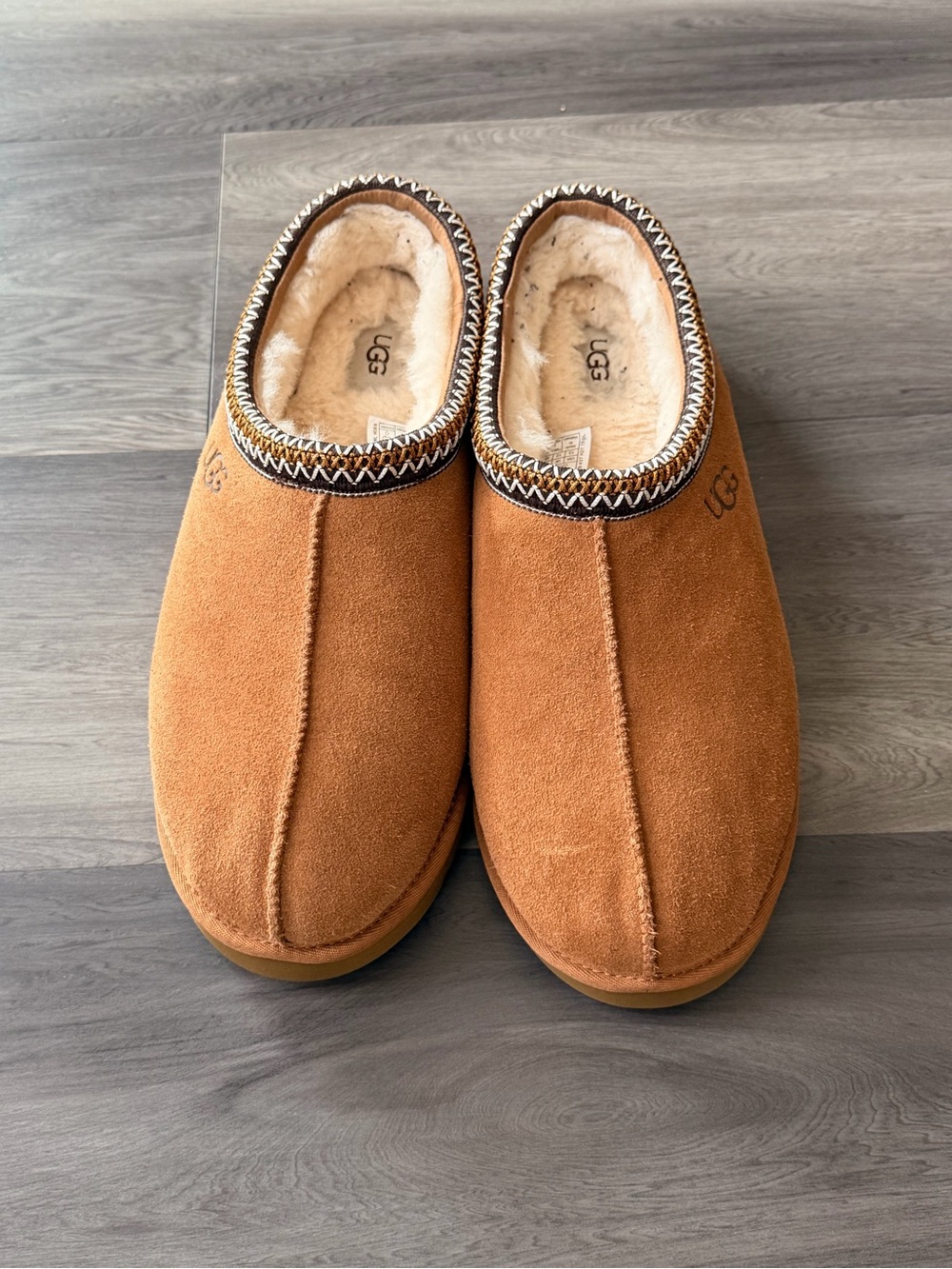 Men’s UGG Tasman Chestnut Suede Size 13 - Picture 3 of 8